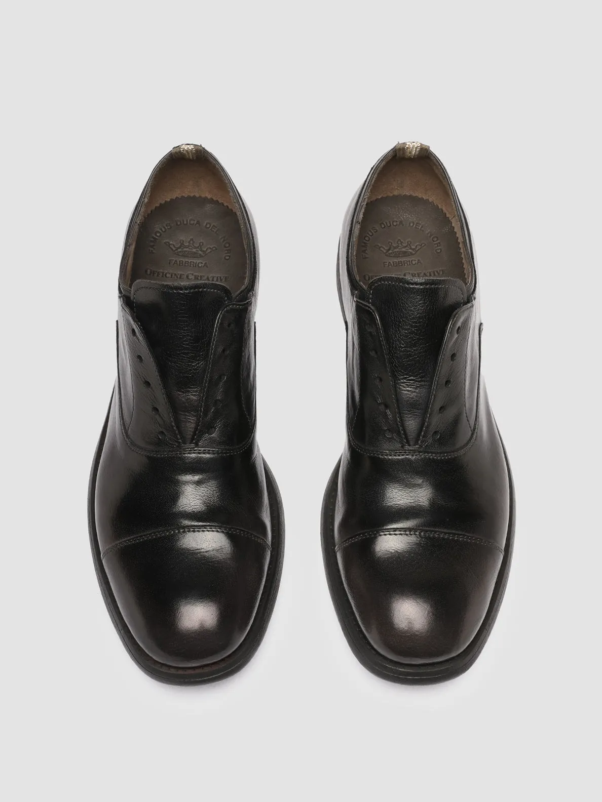 CHRONICLE 003 - Dark Grey Leather Oxford Shoes sold by Officine Creative product image thumbnail 2