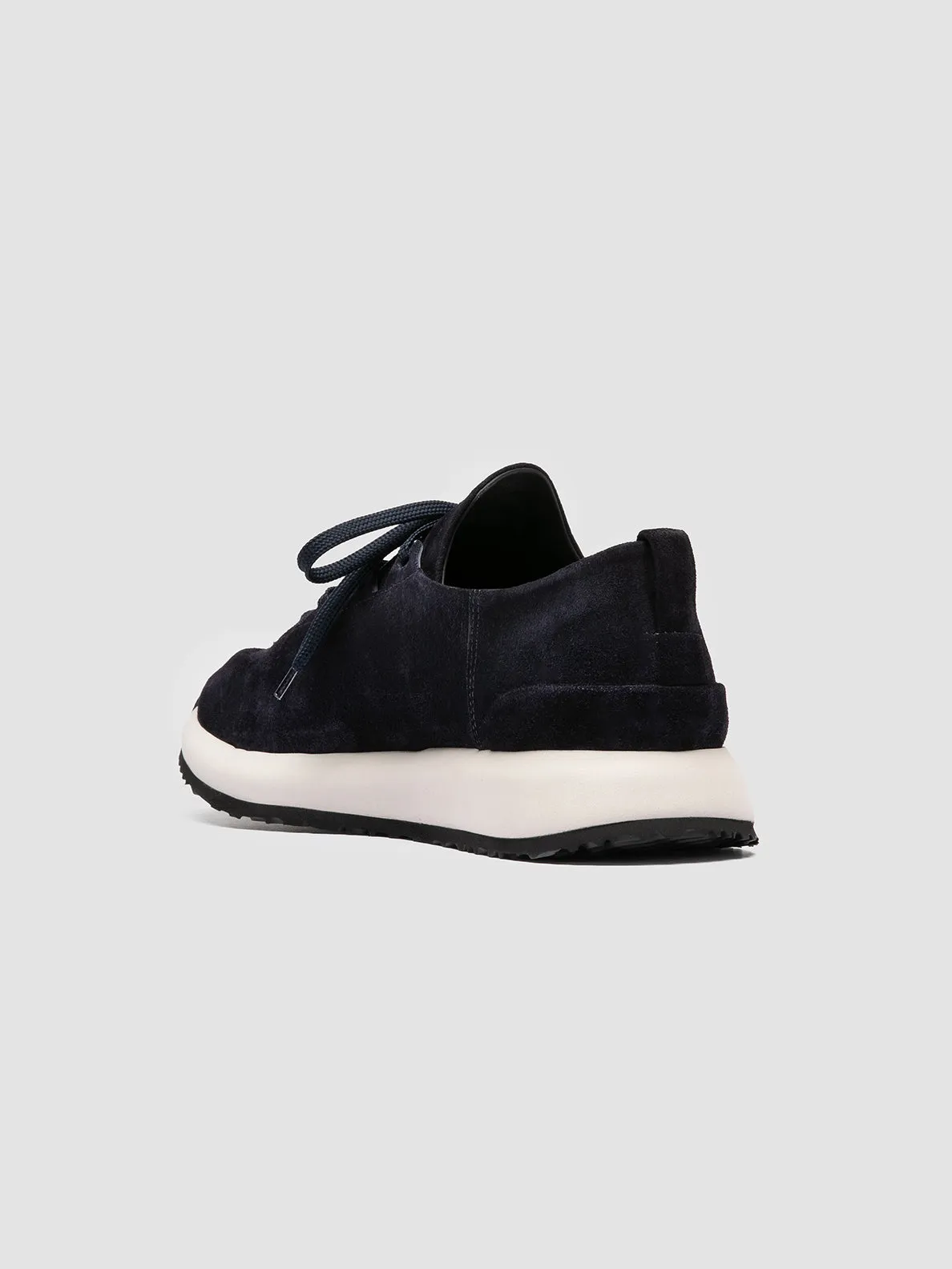 ENTIRE 001 - Navy Suede Low Top Sneakers sold by Officine Creative product image thumbnail 4