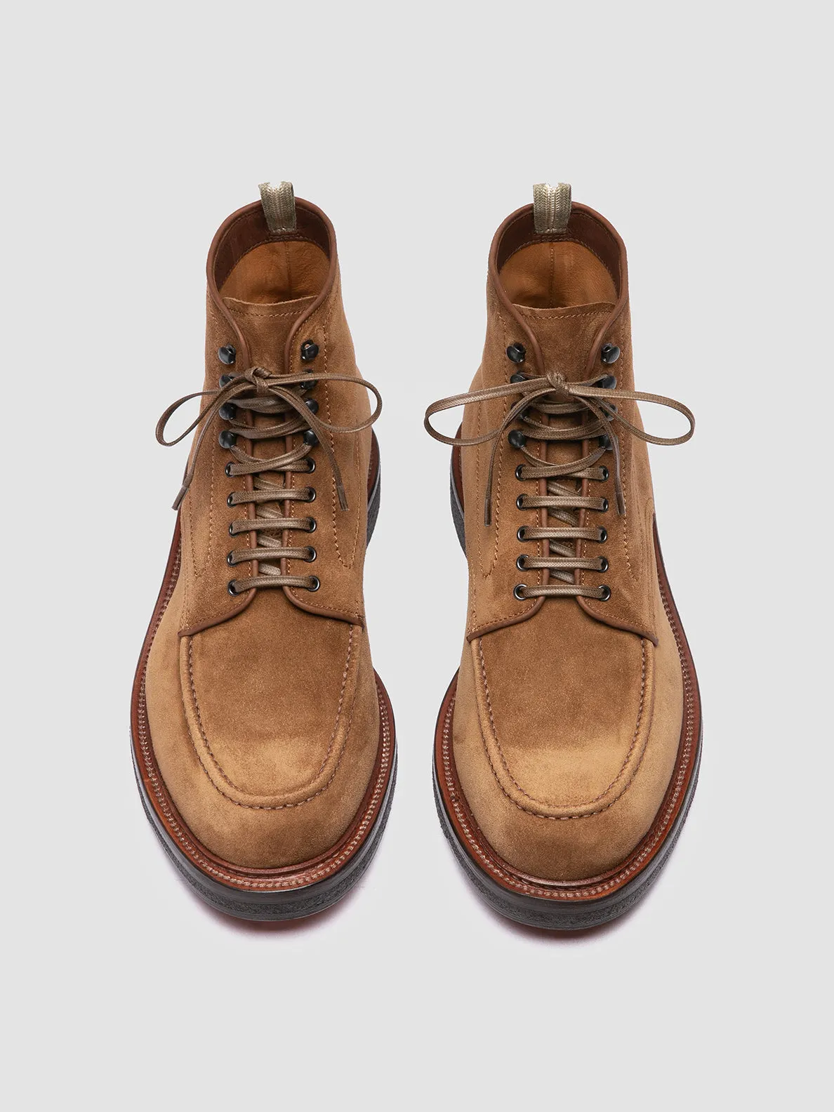 ASTON CREPE 004 - Brown Suede Lace-Up Boots sold by Officine Creative product image thumbnail 2
