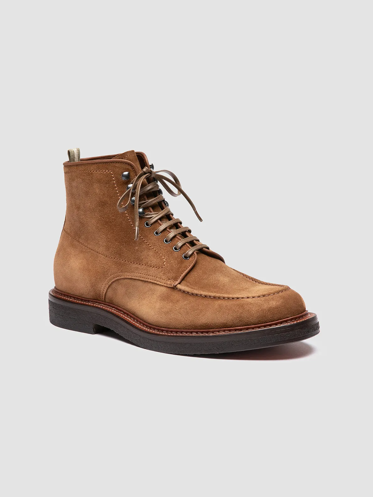 ASTON CREPE 004 - Brown Suede Lace-Up Boots sold by Officine Creative product image thumbnail 3