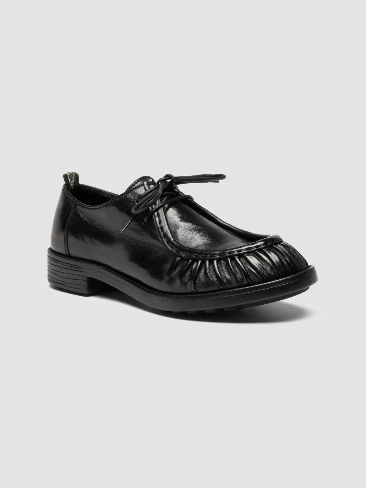 DIARY 102 - Black Leather Derby Shoes sold by Officine Creative product image thumbnail 3