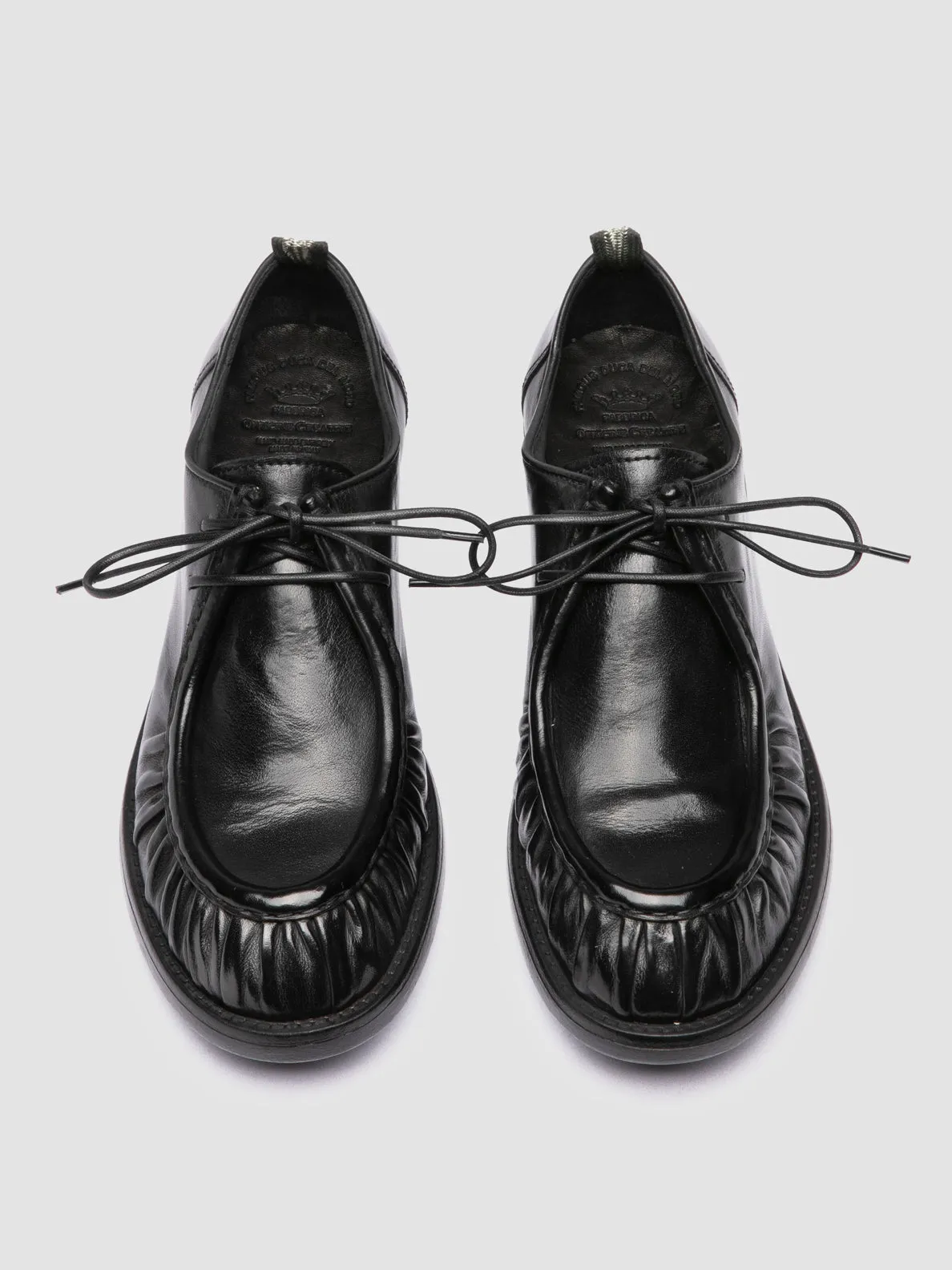 DIARY 102 - Black Leather Derby Shoes sold by Officine Creative product image thumbnail 2
