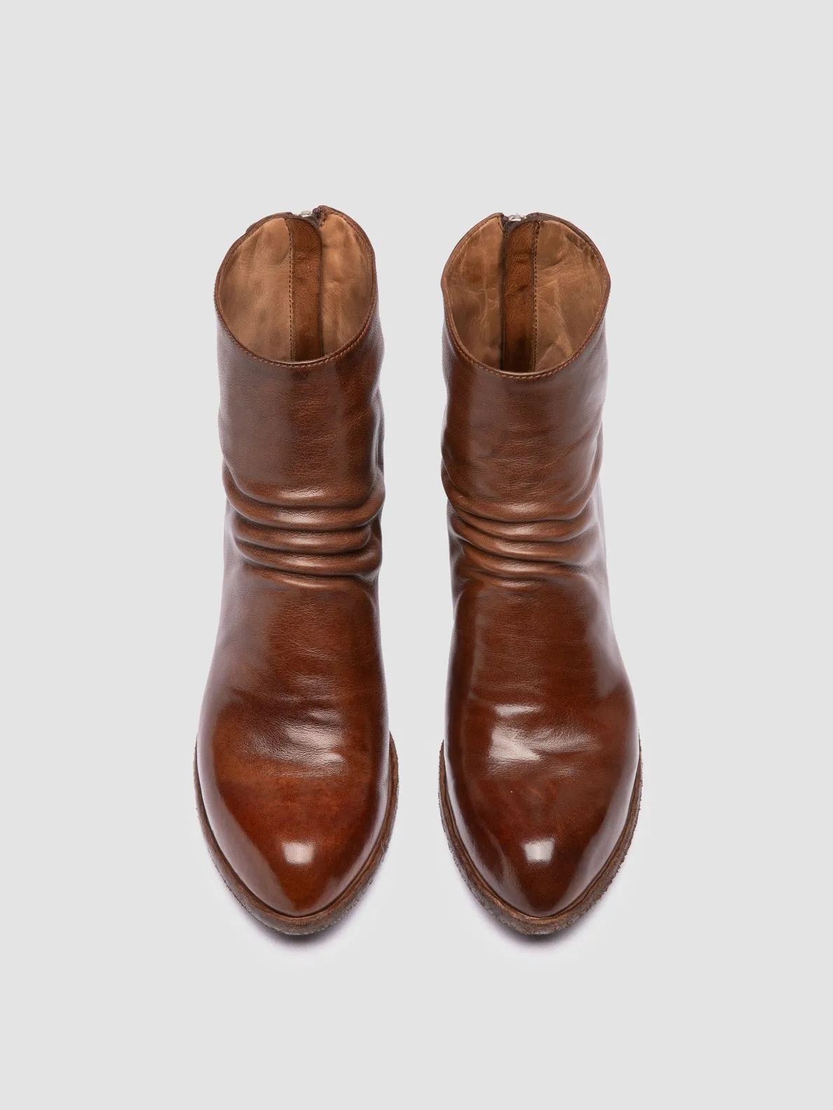 WADE 002 - Brown Leather Zipped Boots sold by Officine Creative product image thumbnail 2