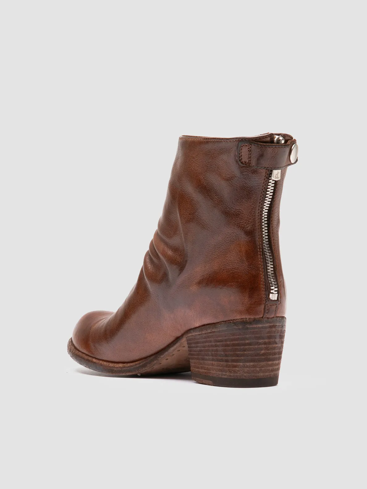 WADE 002 - Brown Leather Zipped Boots sold by Officine Creative product image thumbnail 4