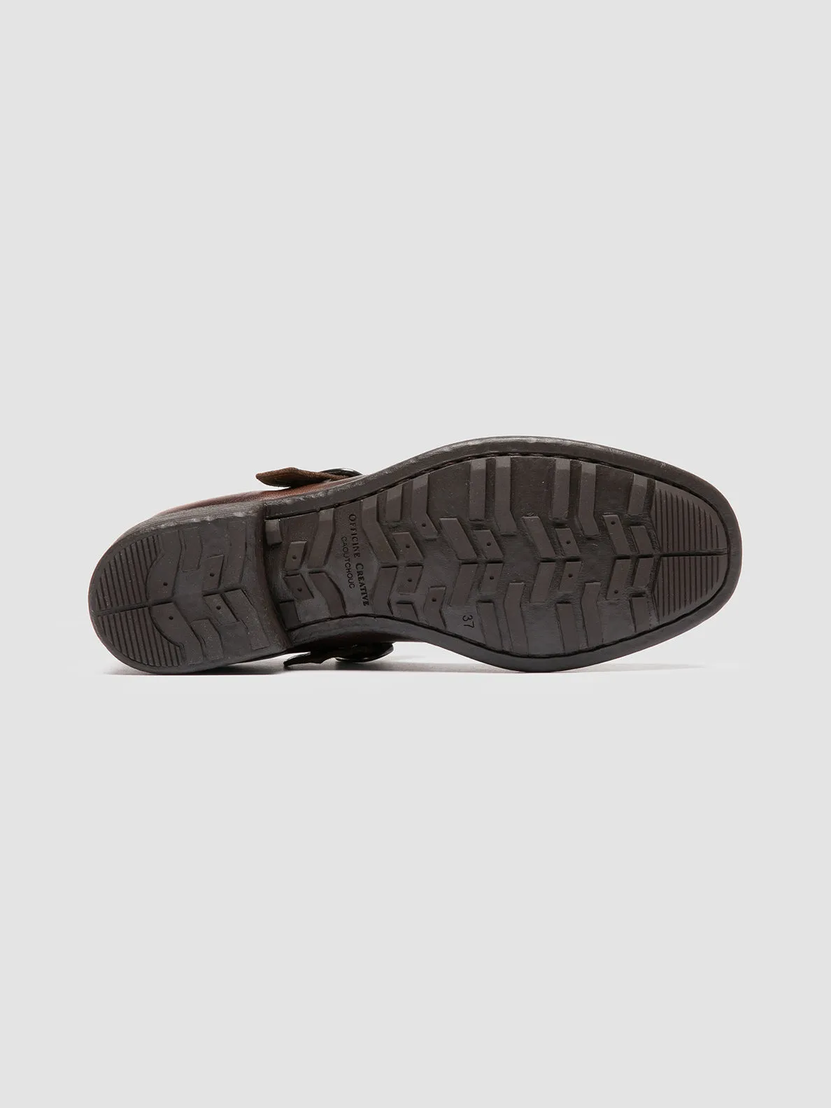 CALIXTE 071 - Dark Brown Leather T-Bar Shoes sold by Officine Creative product image thumbnail 5