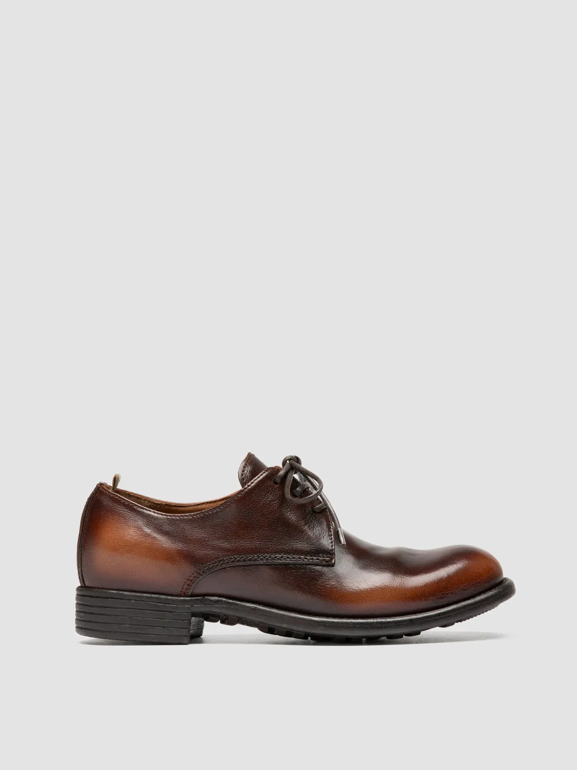 CALIXTE 068 - Light Brown Leather Oxford Shoes sold by Officine Creative