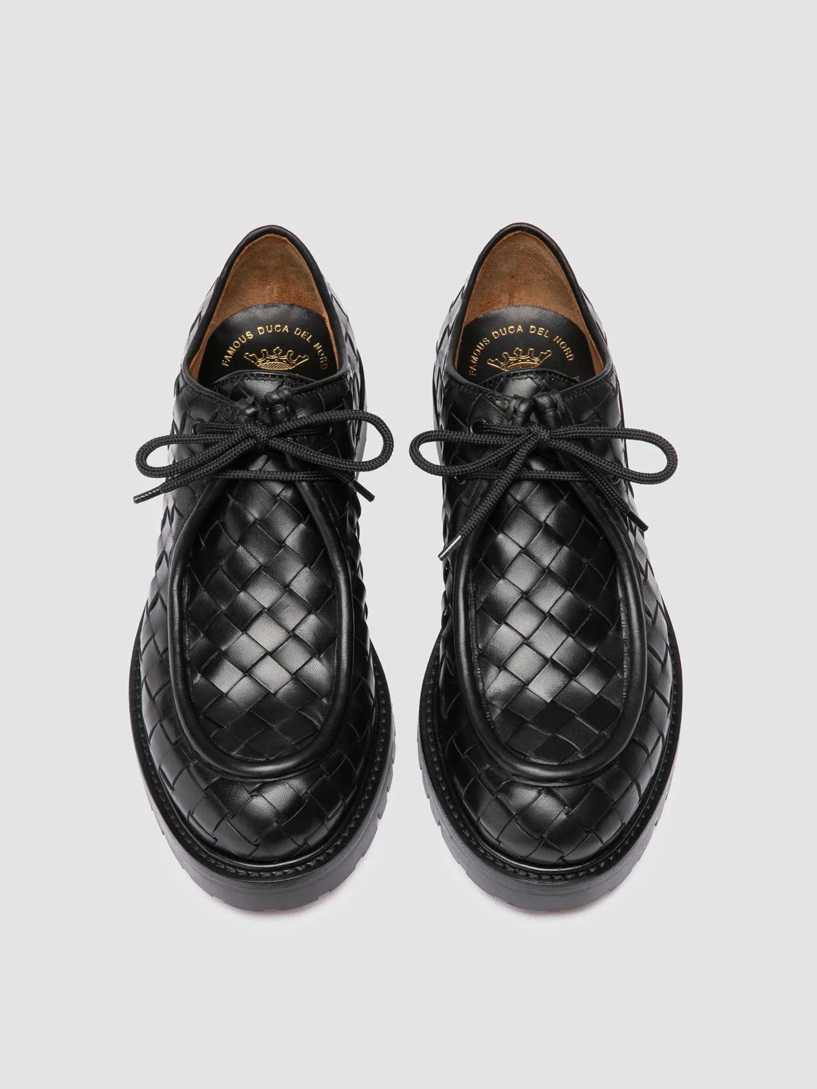 BOSS 015 - Black Leather Derby Shoes sold by Officine Creative product image thumbnail 2