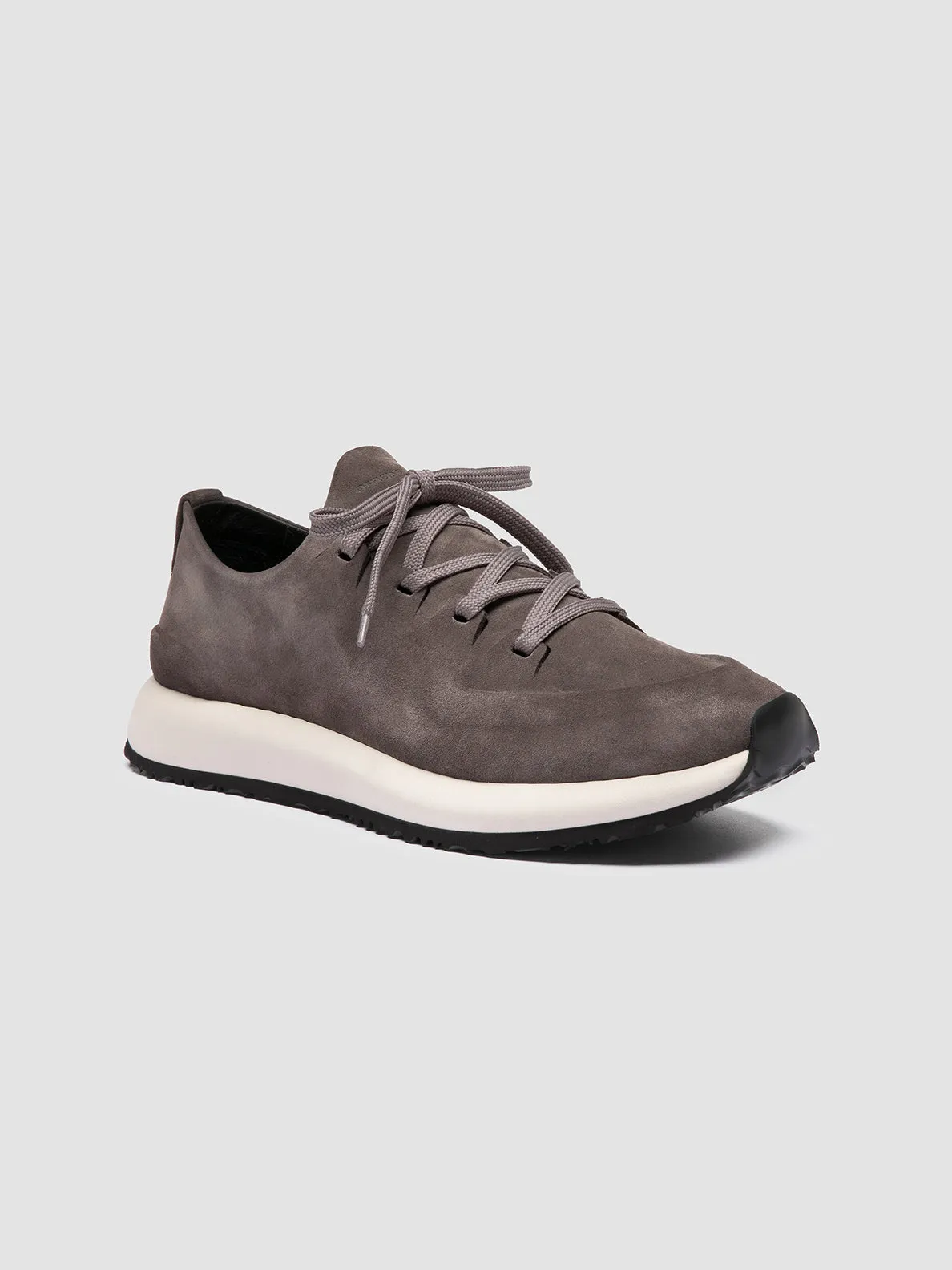 ENTIRE 001 - Grey Suede Low Top Sneakers sold by Officine Creative product image thumbnail 3