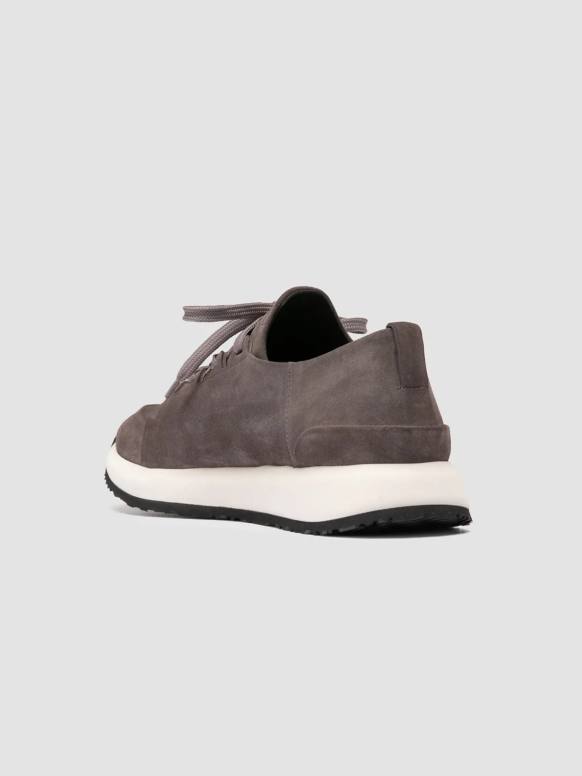 ENTIRE 001 - Grey Suede Low Top Sneakers sold by Officine Creative product image thumbnail 4