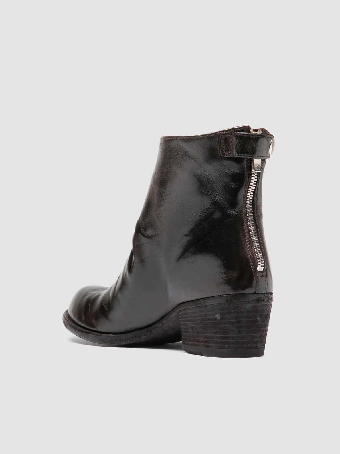 WADE 002 - Dark Brown Leather Zipped Boots sold by Officine Creative product image thumbnail 4