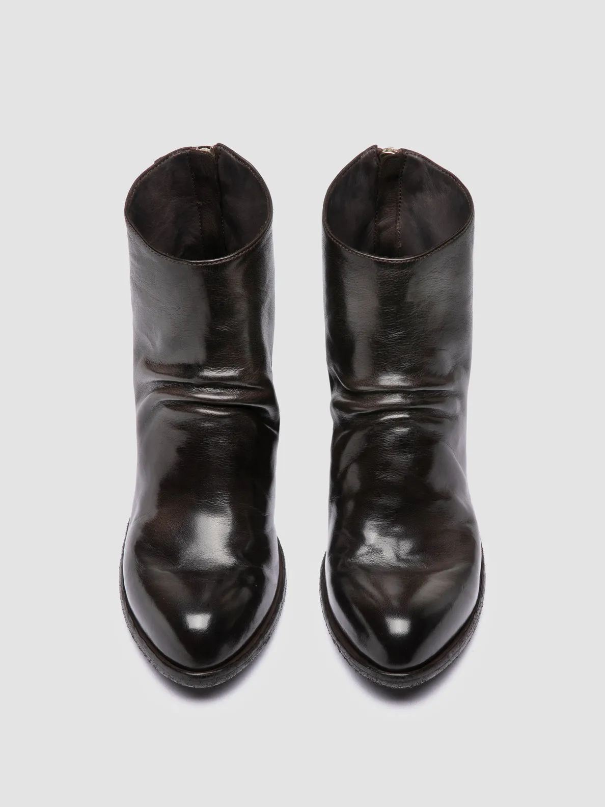 WADE 002 - Dark Brown Leather Zipped Boots sold by Officine Creative product image thumbnail 2