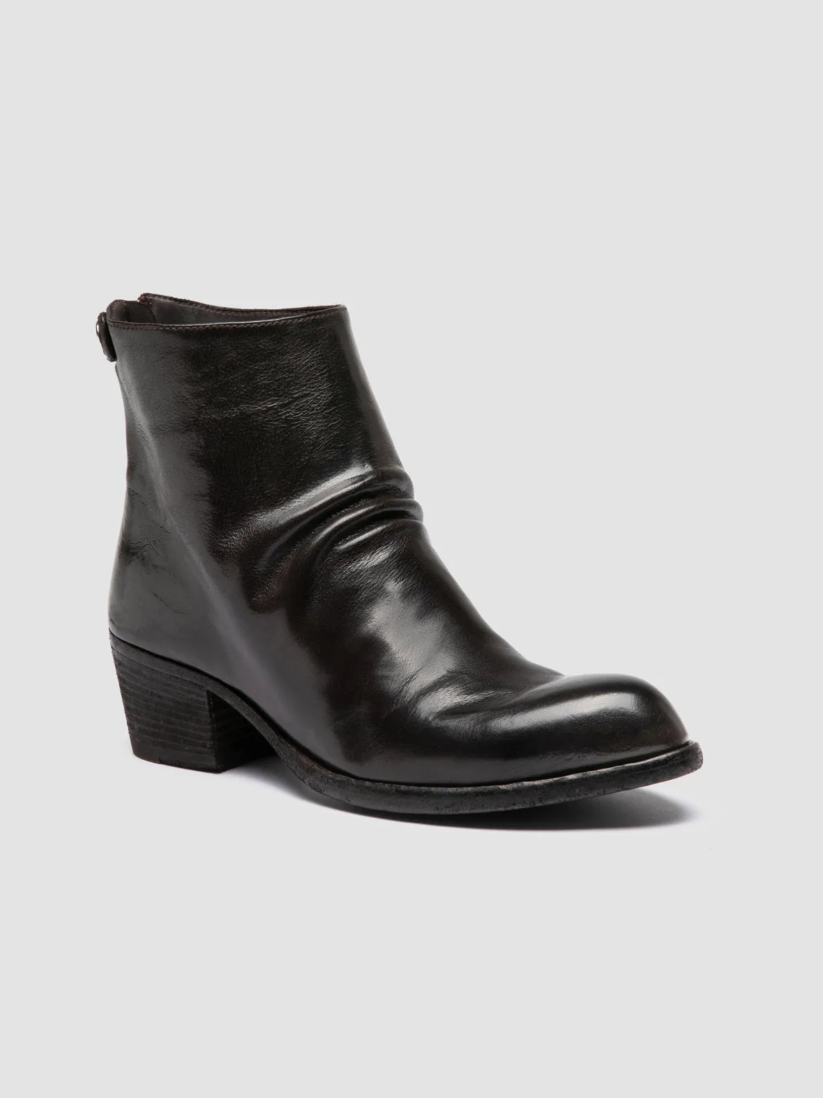 WADE 002 - Dark Brown Leather Zipped Boots sold by Officine Creative product image thumbnail 3