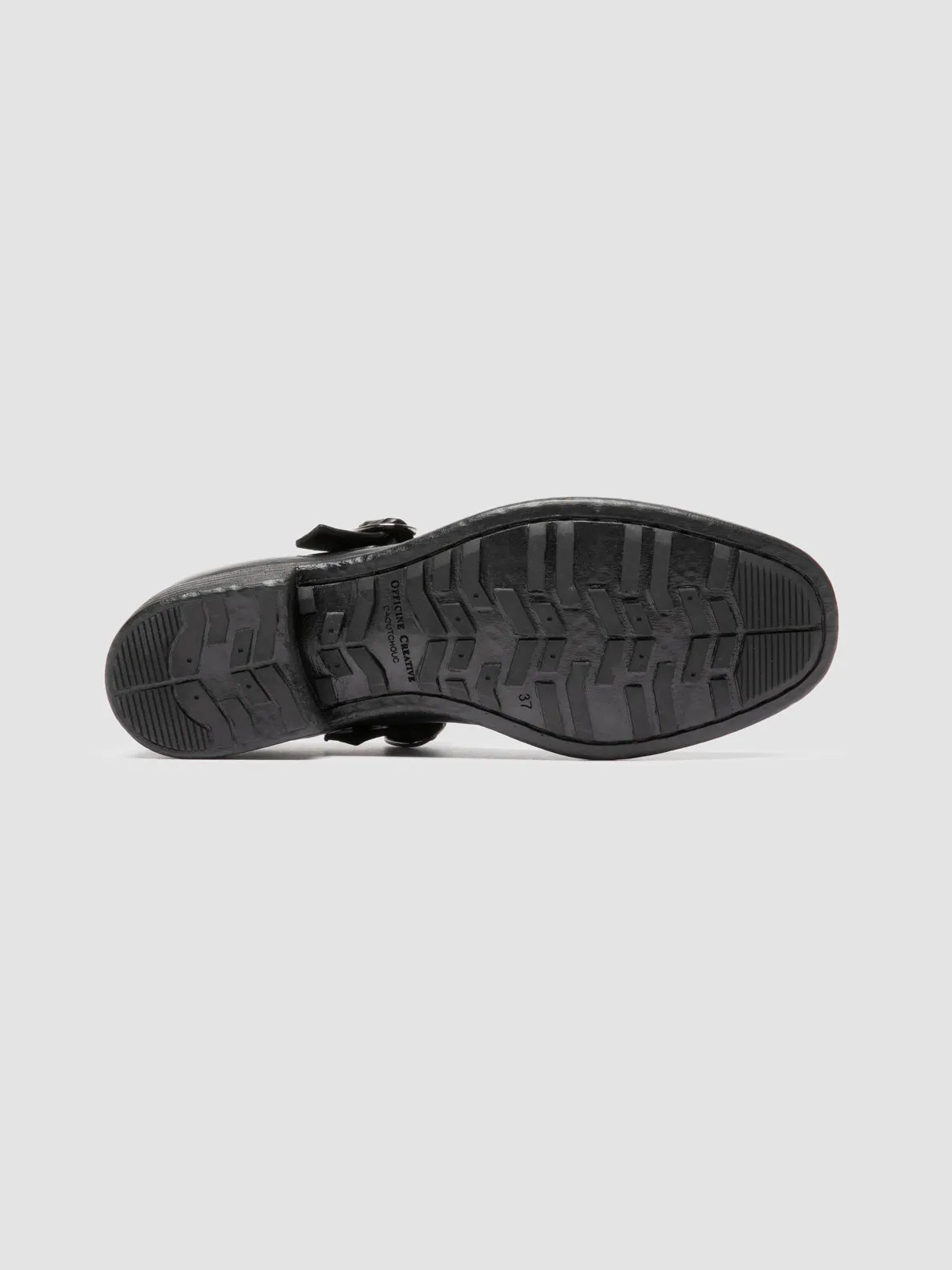 CALIXTE 071 - Dark Grey Leather T-Bar Shoes sold by Officine Creative product image thumbnail 5