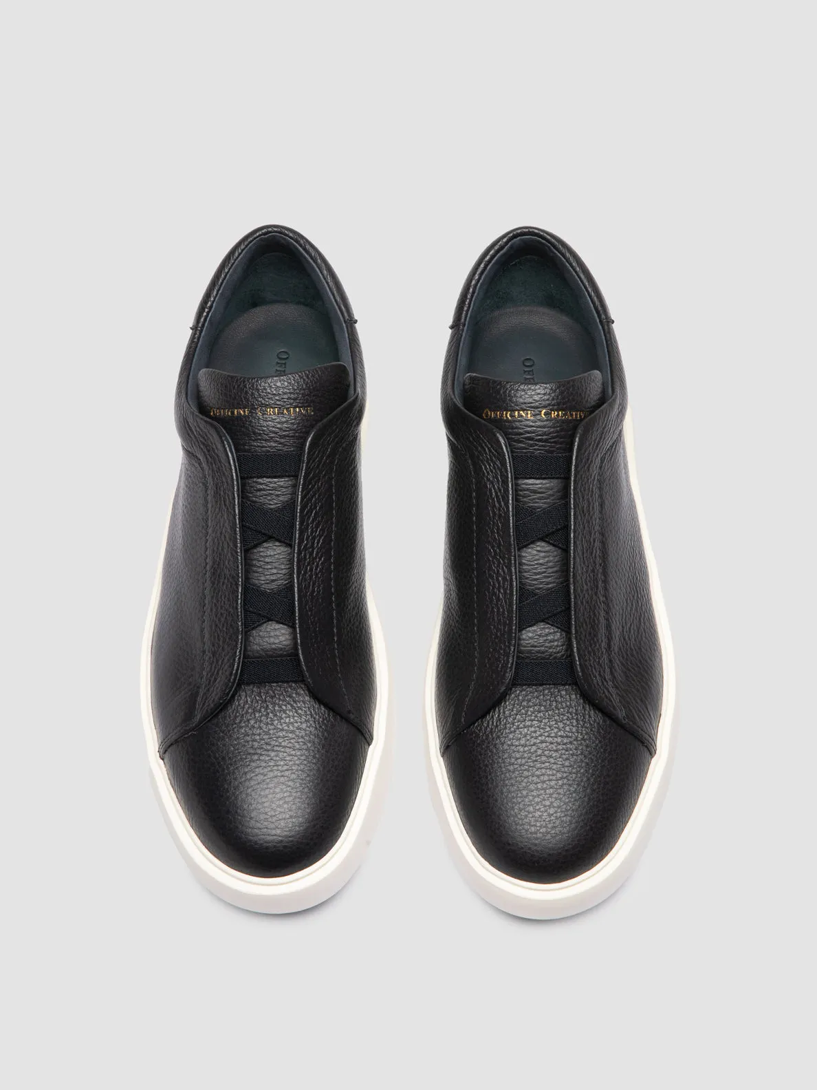 SLOUCH 003 - Blue Leather Low Top Sneakers sold by Officine Creative product image thumbnail 2