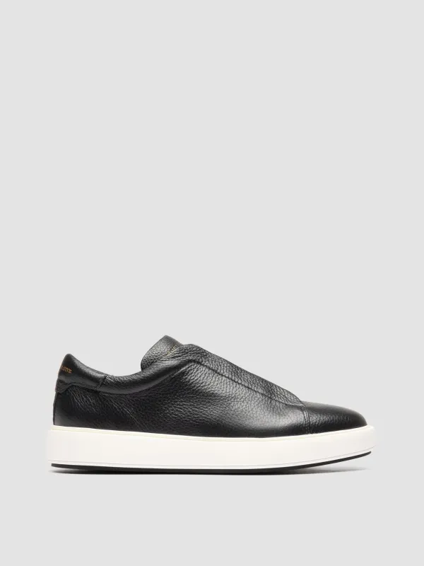 SLOUCH 003 - Blue Leather Low Top Sneakers sold by Officine Creative