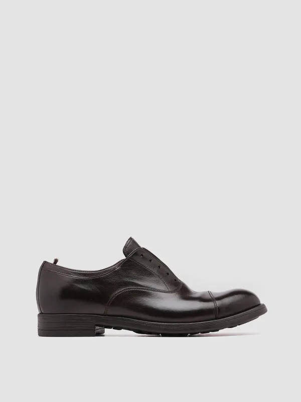CHRONICLE 003 - Dark Brown Leather Oxford Shoes made by Officine Creative