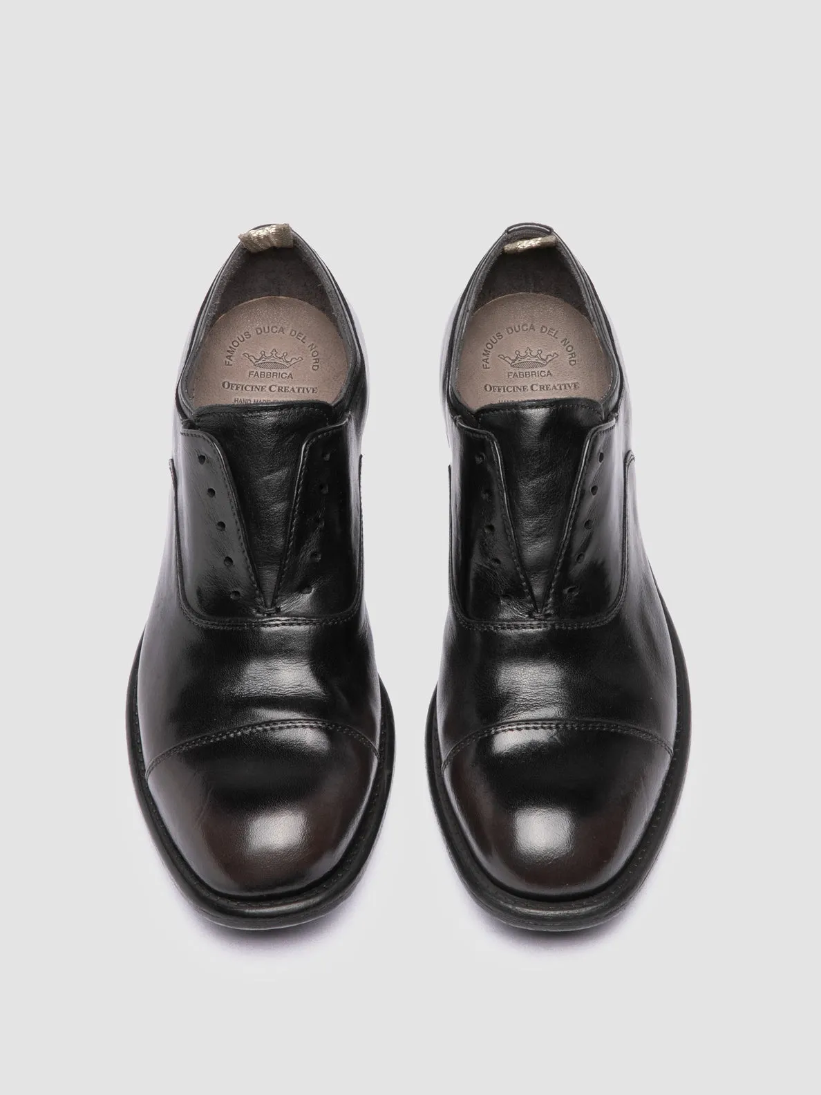 CALIXTE 003 - Dark Grey Leather Oxford Shoes sold by Officine Creative product image thumbnail 2