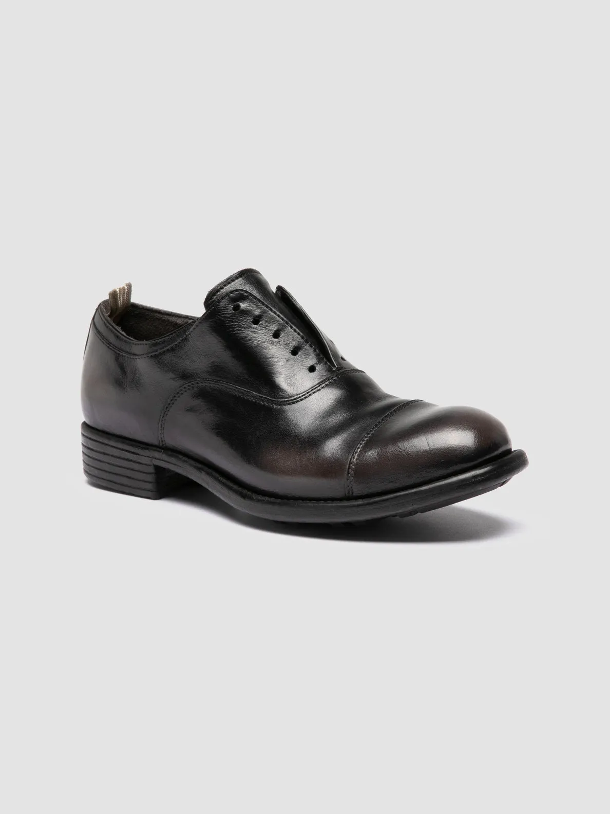 CALIXTE 003 - Dark Grey Leather Oxford Shoes sold by Officine Creative product image thumbnail 3