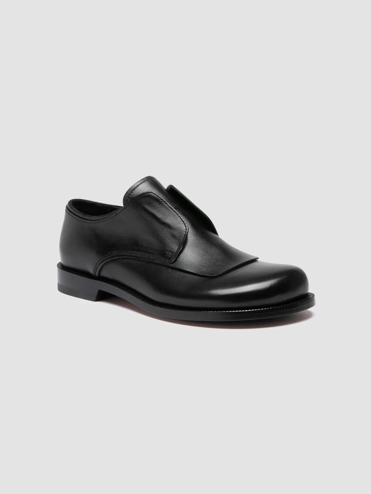 EMERALD 003 - Black Leather Derby Shoes sold by Officine Creative product image thumbnail 3