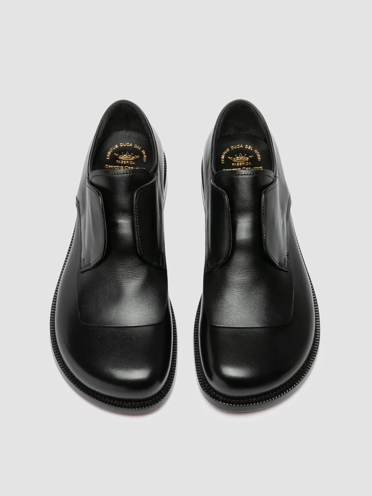EMERALD 003 - Black Leather Derby Shoes sold by Officine Creative product image thumbnail 2