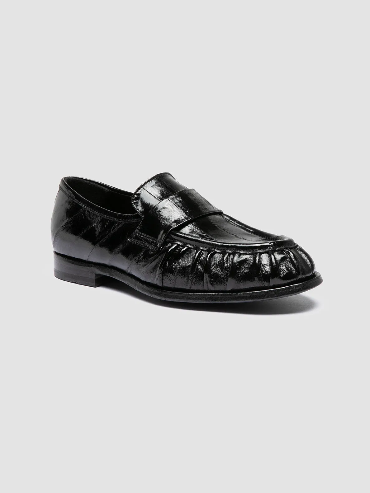 SOLITUDE 107 - Black Leather Penny Loafers sold by Officine Creative product image thumbnail 3