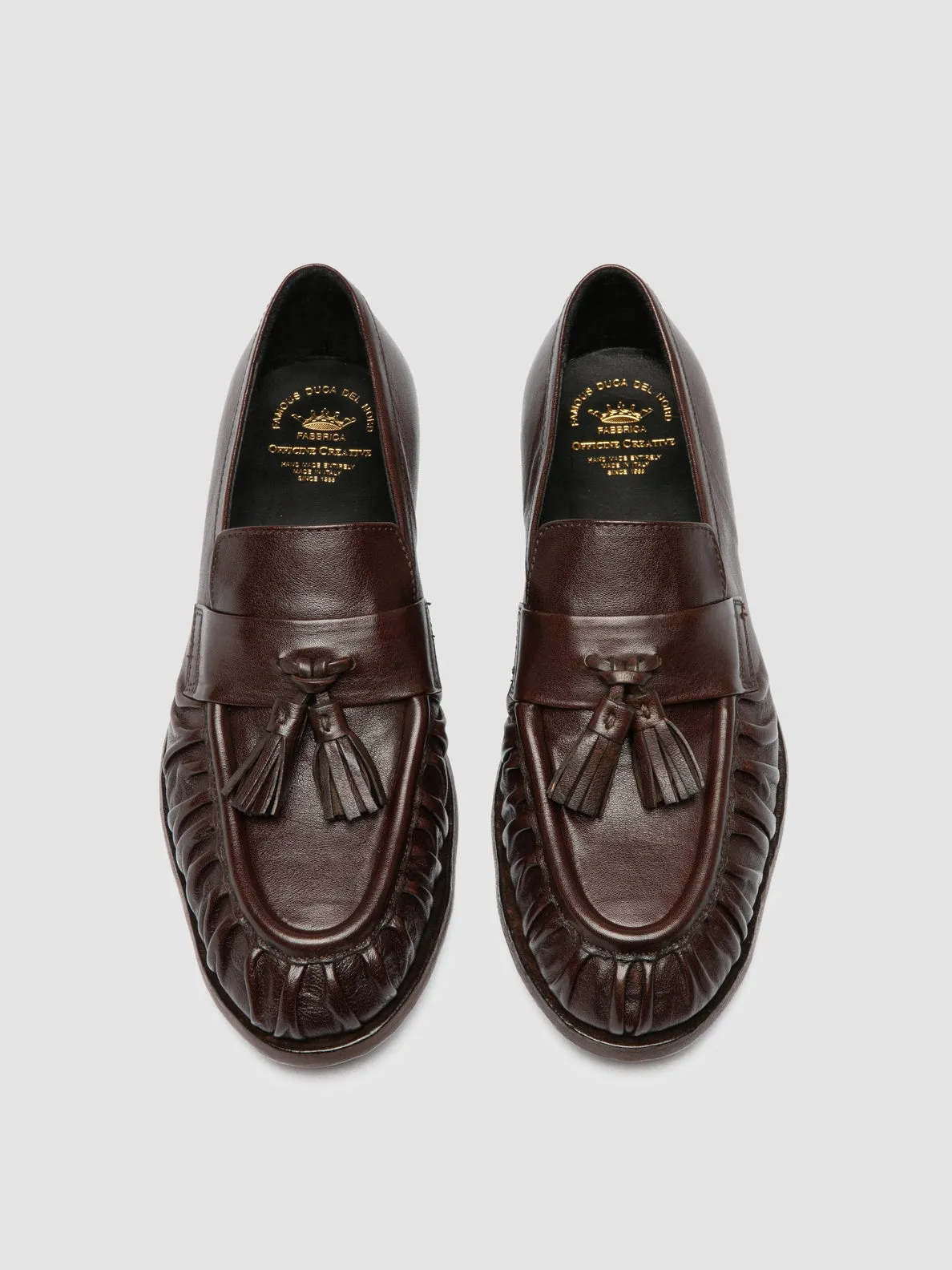 SOLITUDE 108 - Dark Brown Leather Tassel Loafers sold by Officine Creative product image thumbnail 2