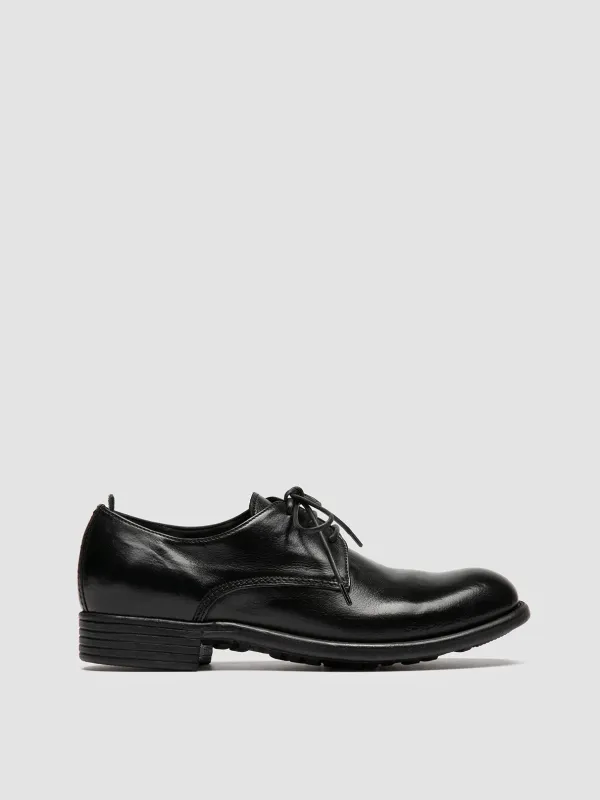 CALIXTE 068 - Black Leather Derby Shoes sold by Officine Creative