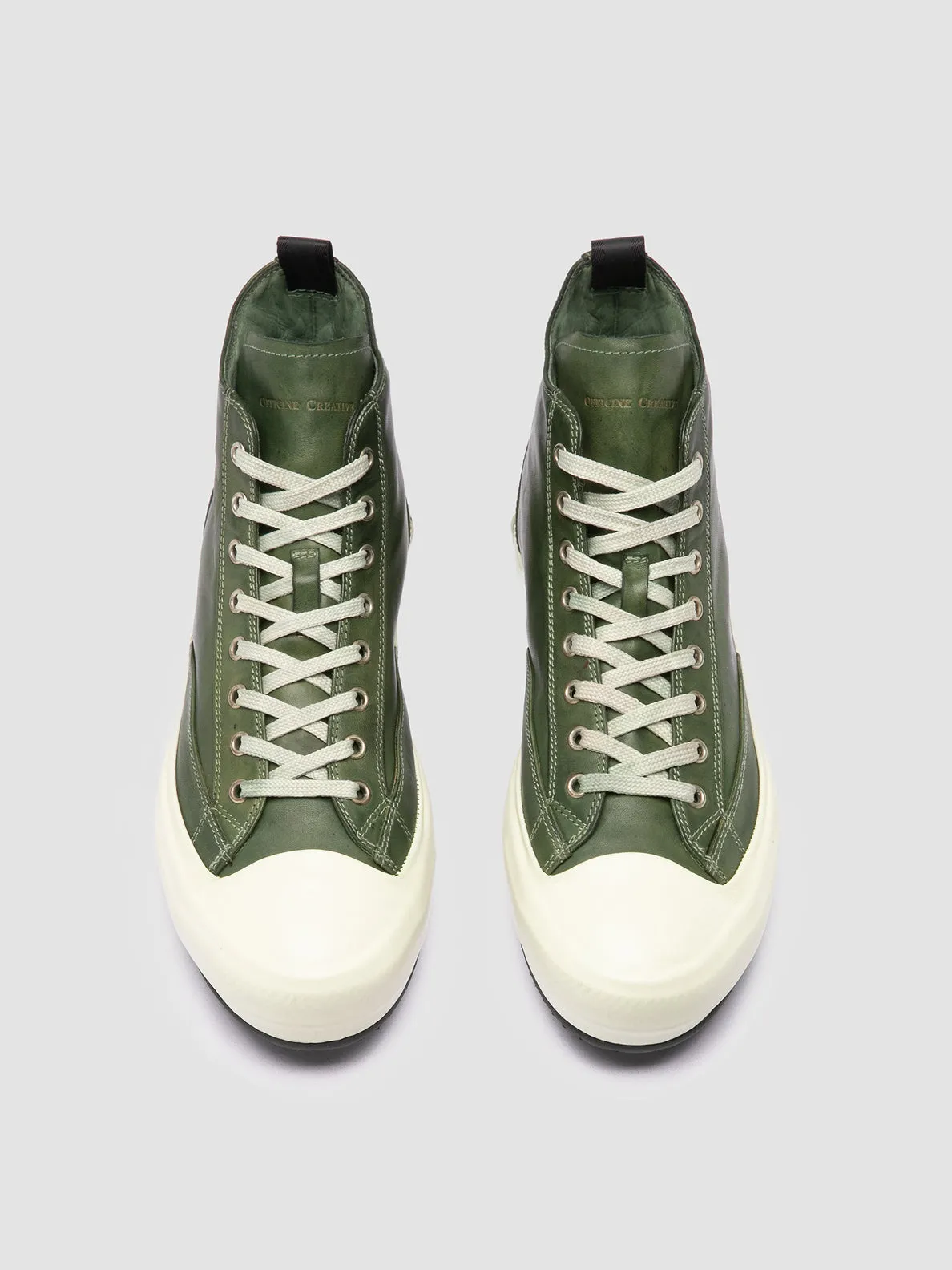 MES DD 002 - Green Leather Sneakers sold by Officine Creative product image thumbnail 2