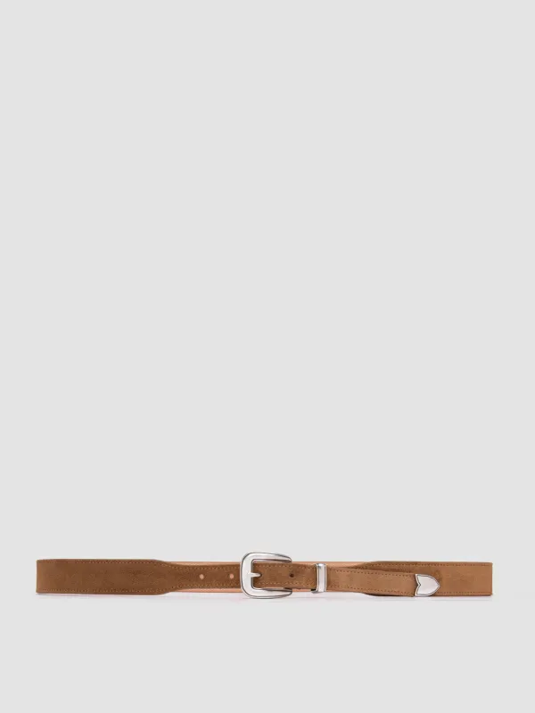 OC STRIP 092 - Light Brown Suede Belt sold by Officine Creative