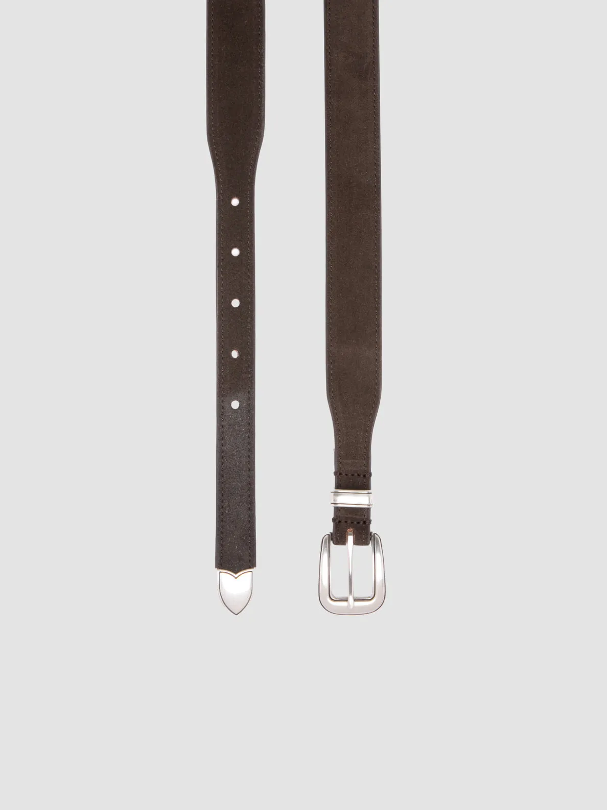 OC STRIP 092 - Dark Brown Suede Belt sold by Officine Creative product image thumbnail 2