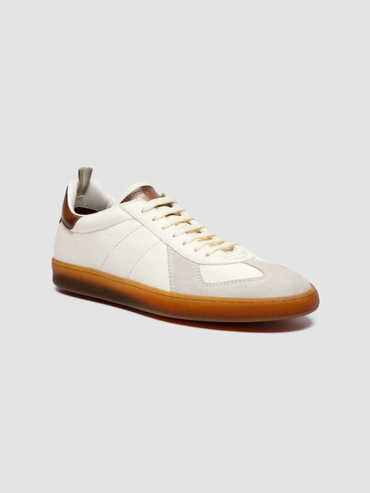 MILITIA 001 - White Leather Low Top Sneakers sold by Officine Creative product image thumbnail 3