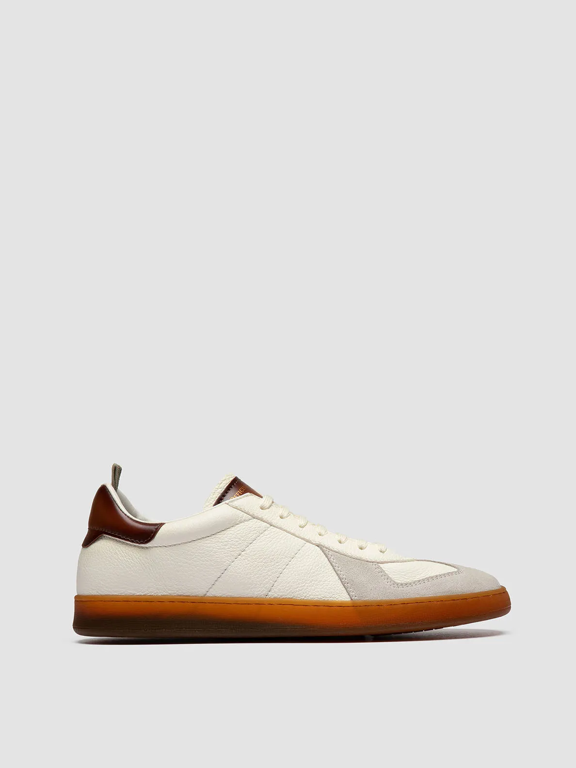 MILITIA 001 - White Leather Low Top Sneakers sold by Officine Creative