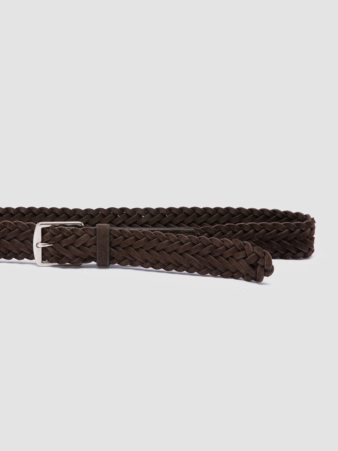 OC STRIP 055 - Dark Brown Suede Belt sold by Officine Creative product image thumbnail 4