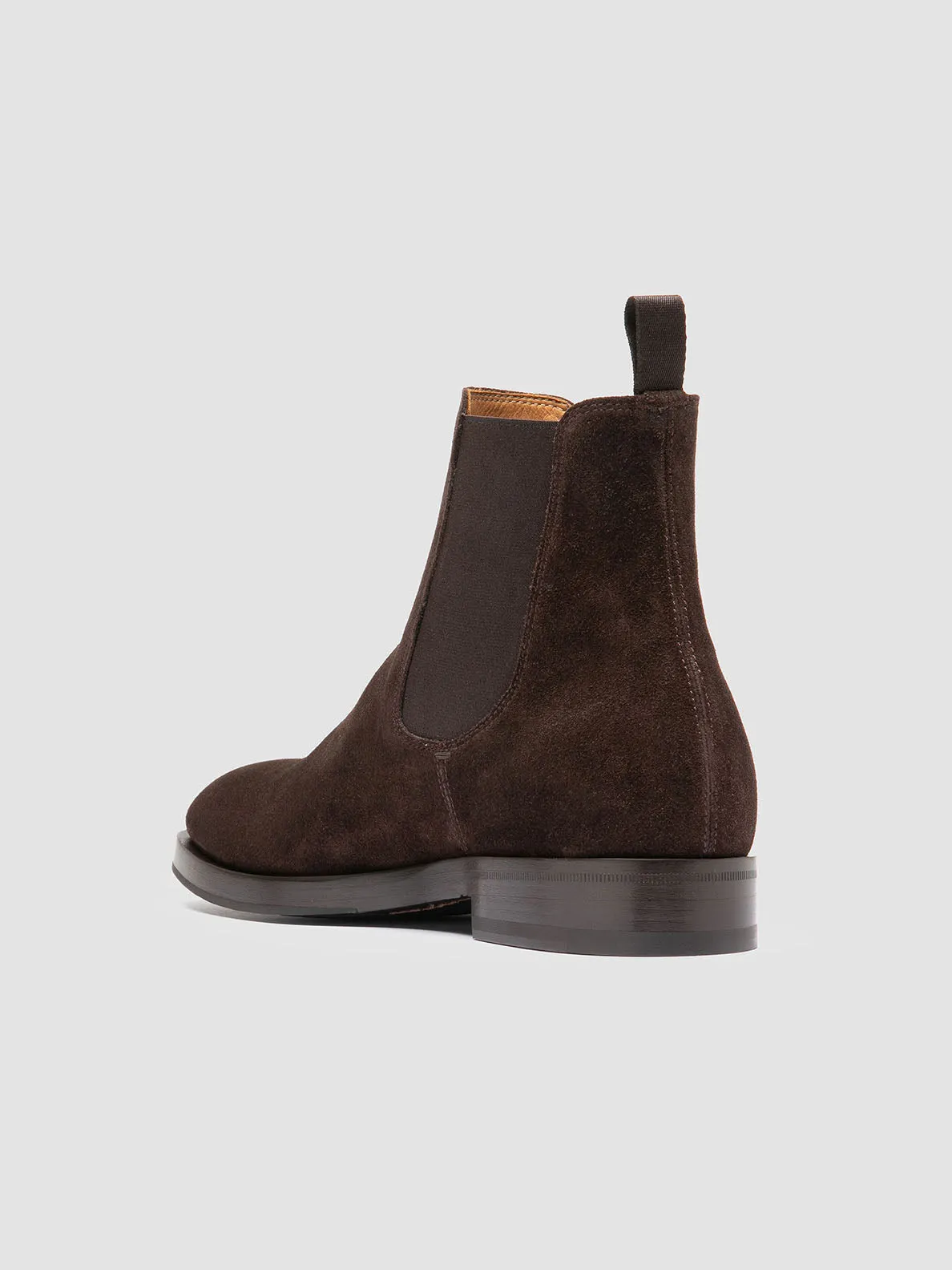 ORTEGA 003 - Dark Brown Suede Chelsea Boots sold by Officine Creative product image thumbnail 4