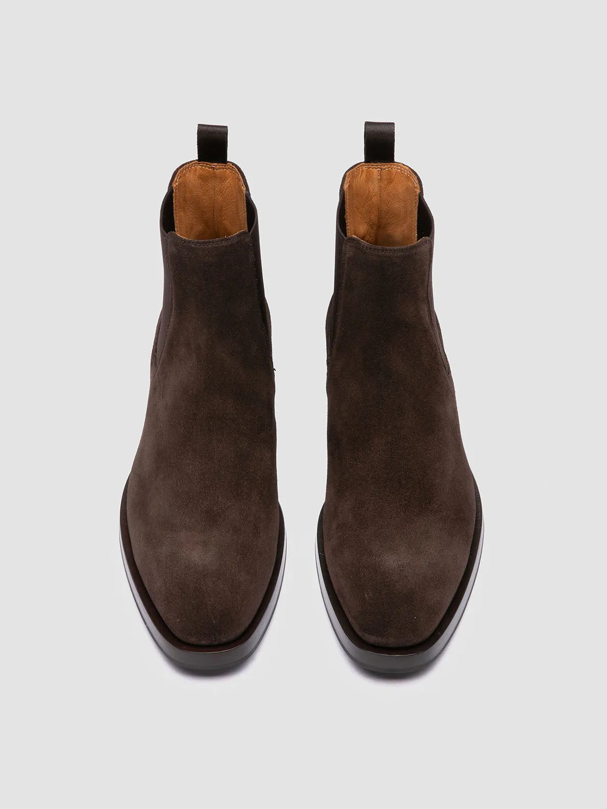 ORTEGA 003 - Dark Brown Suede Chelsea Boots sold by Officine Creative product image thumbnail 2