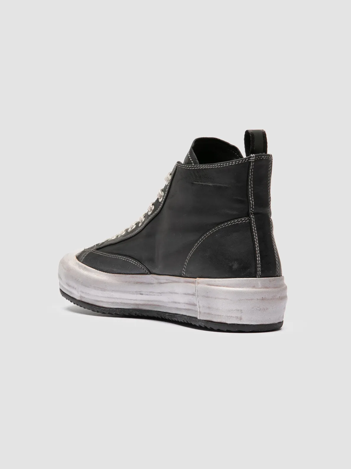 MES DD 002 - Black Leather Sneakers sold by Officine Creative product image thumbnail 4
