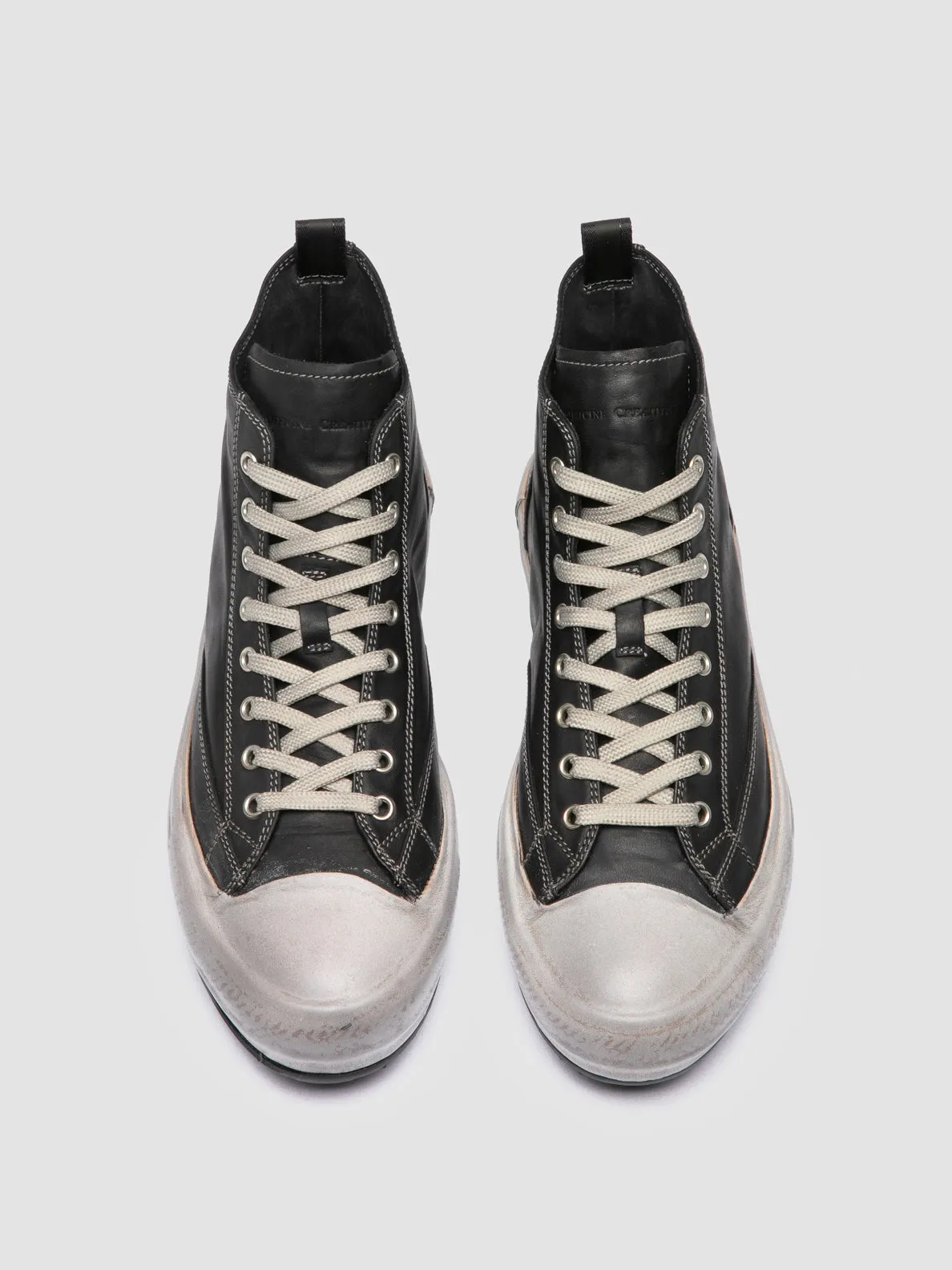 MES DD 002 - Black Leather Sneakers sold by Officine Creative product image thumbnail 2