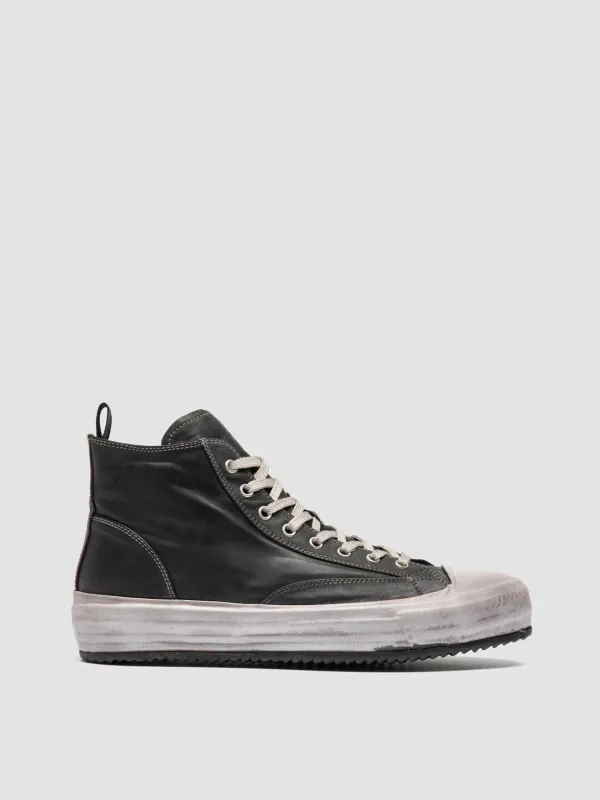MES DD 002 - Black Leather Sneakers sold by Officine Creative