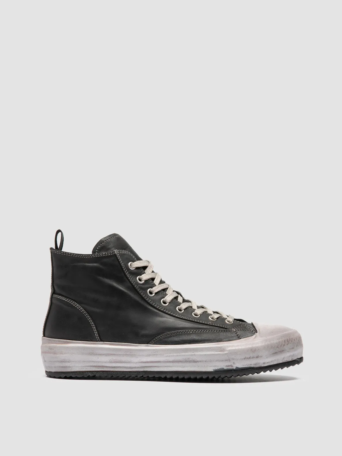 MES DD 002 - Black Leather Sneakers sold by Officine Creative