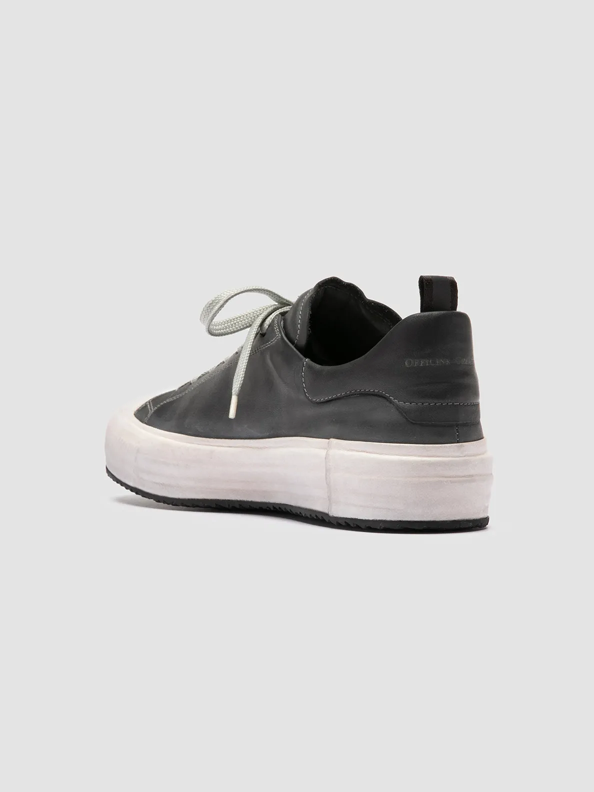 MES DD 001 - Dark Grey Leather Sneakers sold by Officine Creative product image thumbnail 4