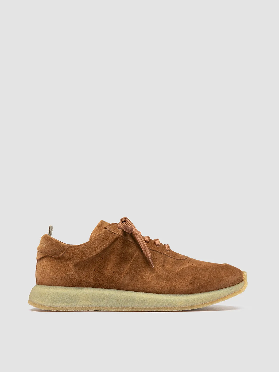 LEGEND 001 - Brown Suede Low Top Sneakers sold by Officine Creative