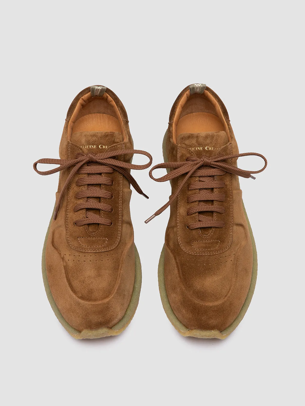 LEGEND 001 - Brown Suede Low Top Sneakers sold by Officine Creative product image thumbnail 2