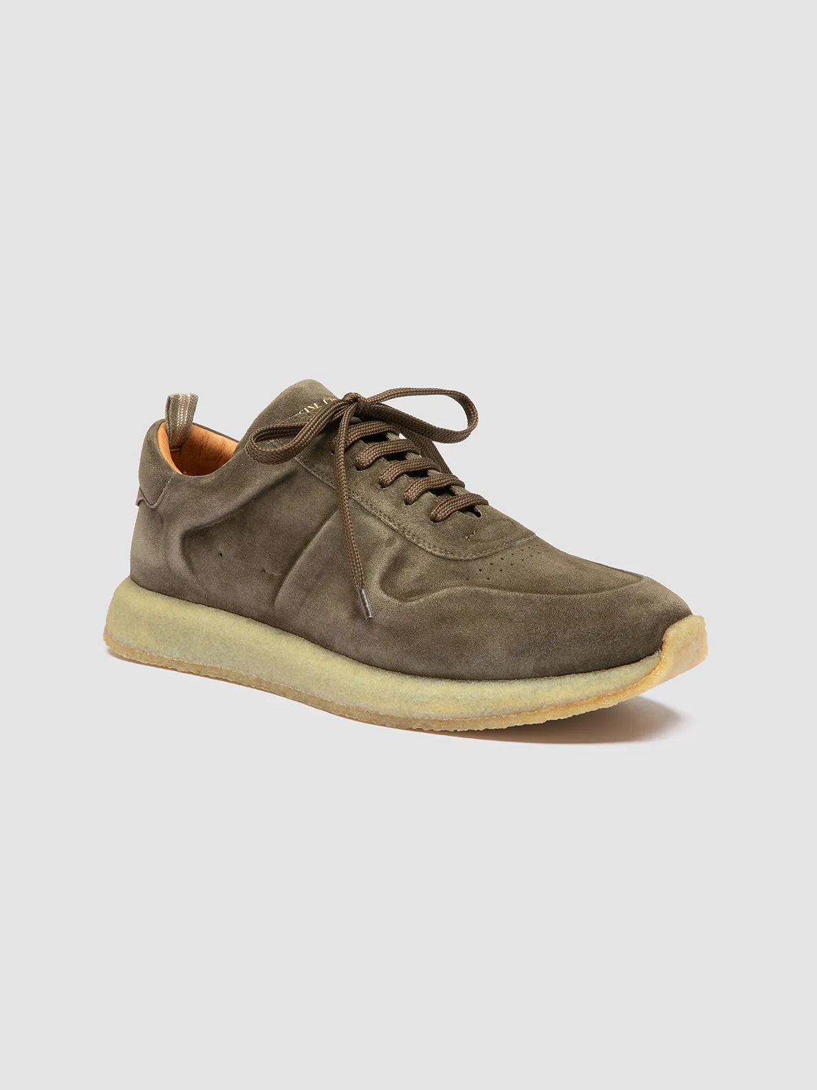 LEGEND 001 - Green Suede Low Top Sneakers sold by Officine Creative product image thumbnail 3