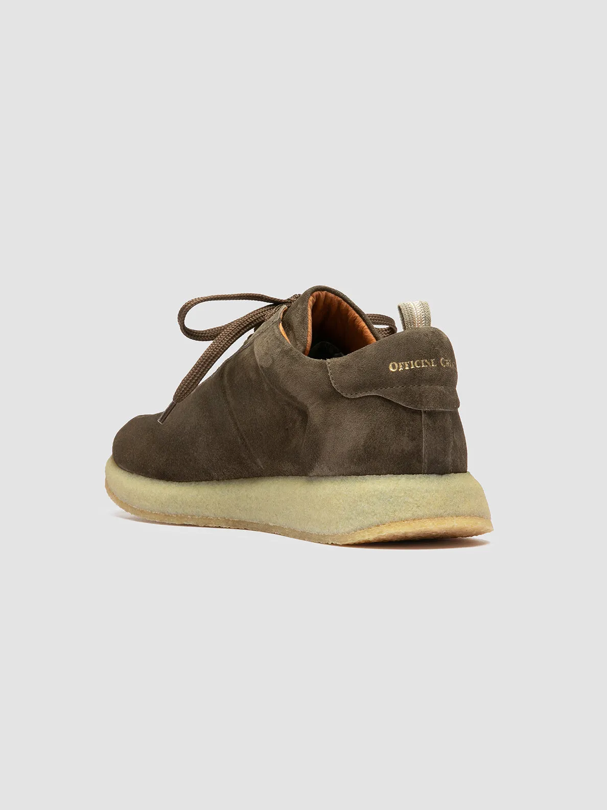 LEGEND 001 - Green Suede Low Top Sneakers sold by Officine Creative product image thumbnail 4
