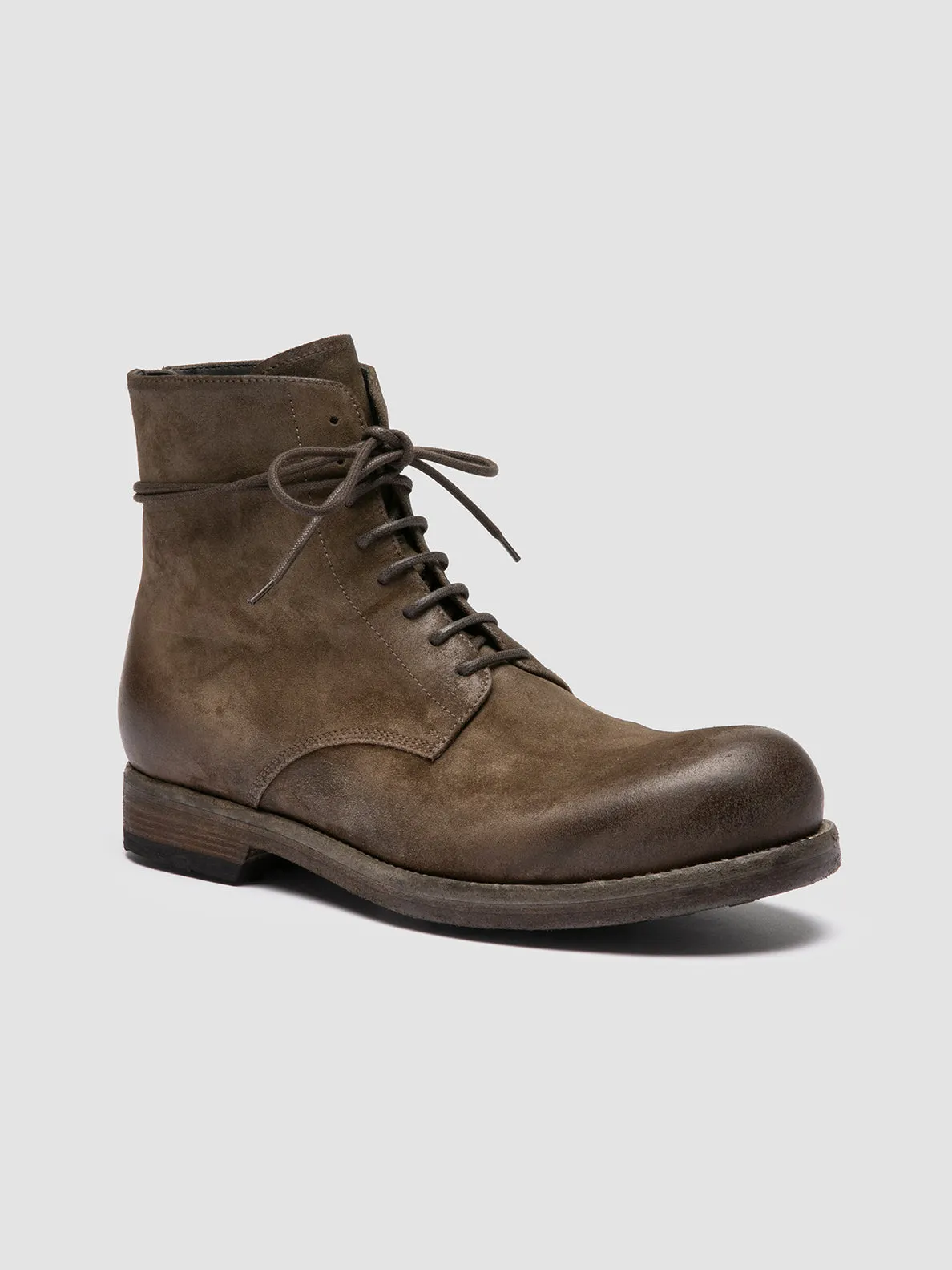 BULLA DD 102 - Green Suede Lace-up Boots sold by Officine Creative product image thumbnail 3