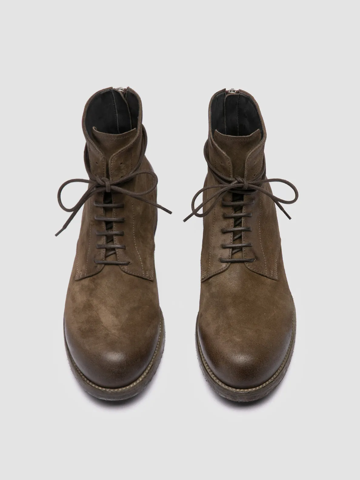BULLA DD 102 - Green Suede Lace-up Boots sold by Officine Creative product image thumbnail 2