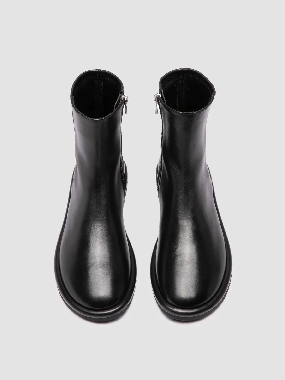 MARJORY 106 - Black Leather Zipped Boots sold by Officine Creative product image thumbnail 2