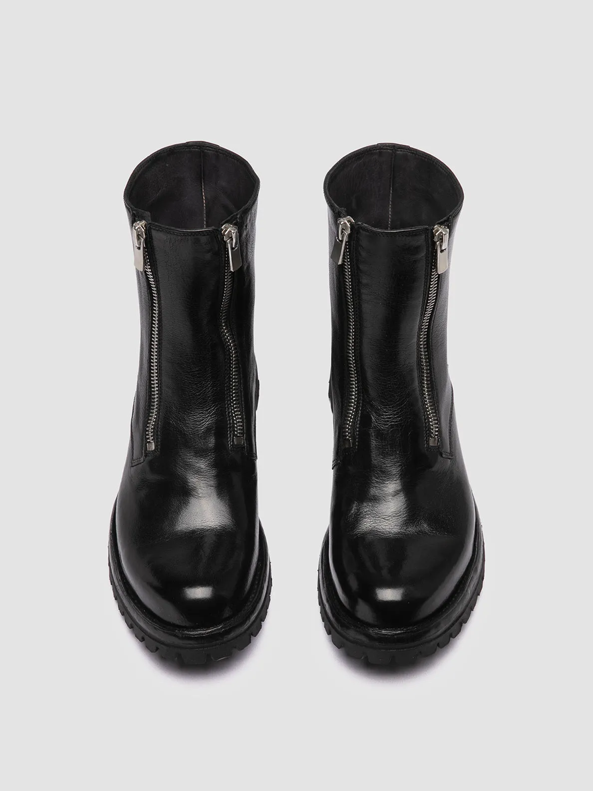 LORAINE 026 - Black Leather Zipped Boots sold by Officine Creative product image thumbnail 2