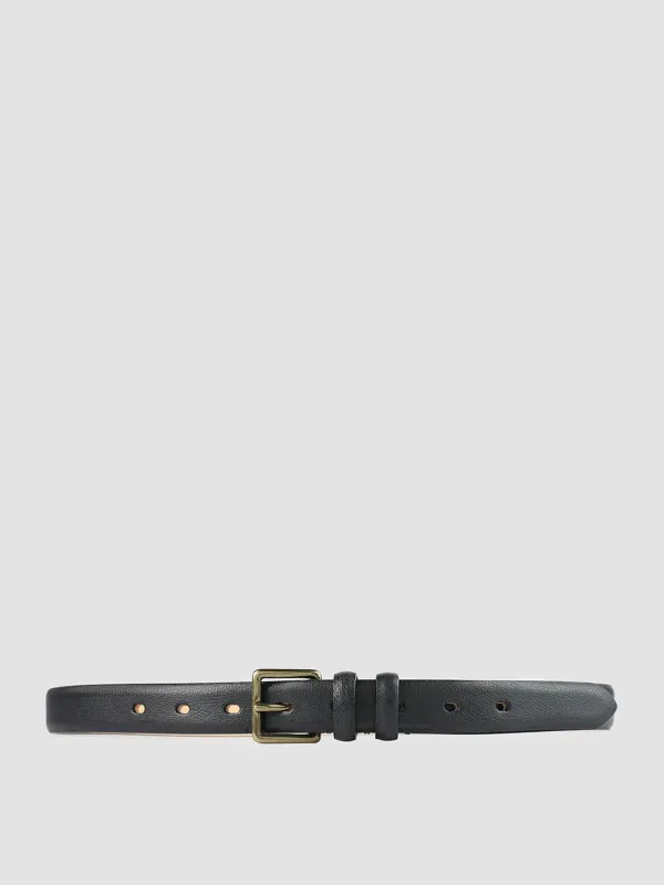 OC STRIP 09 - Black Leather Belt sold by Officine Creative