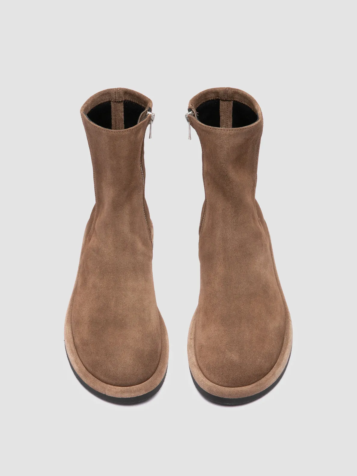 MARJORY 106 - Brown Suede Zipped Boots sold by Officine Creative product image thumbnail 2